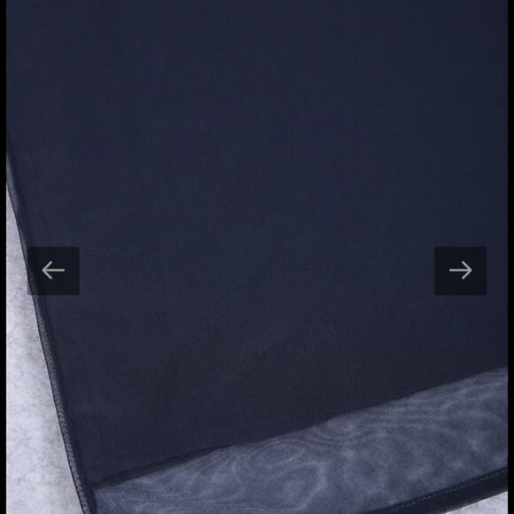 NWT Blue Color Block Short Sleeve Midi Dress Large - Picture 7 of 11